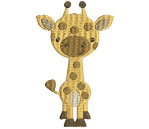 Stickdatei - Dschungeltiere Giraffe